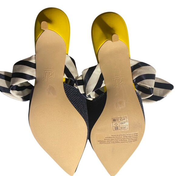 Cabi Striped Bow Kitten heels 9.5 - Picture 6 of 6